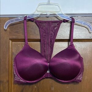 Elegant Purple Lace Women's Bra